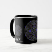 Mug Volume treize kaléidoscope art quinze (Devant gauche)