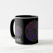 Mug Volume treize kaléidoscope art trente-trois (Devant gauche)