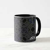 Mug Volume treize kaléidoscope art vingt-deux (Devant droit)