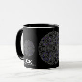 Mug Volume treize kaléidoscope art vingt et un (Devant gauche)