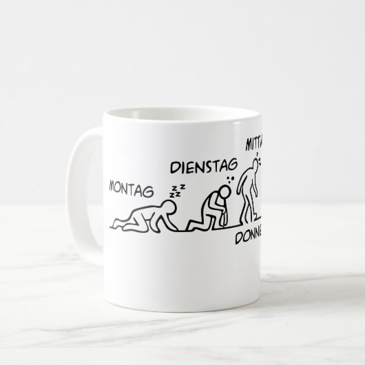 Mug Volution de la bière (Devant gauche)