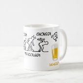Mug Volution de la bière (Devant droit)