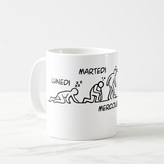 Mug Volution de la bière (Devant gauche)