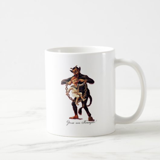 Mug Vom de Gruss (salutations de) Krampus (Droite)