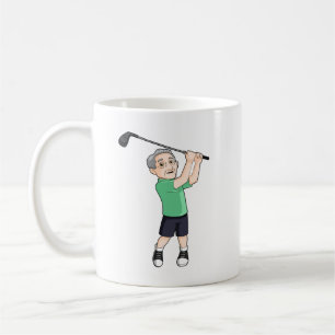 Mug Vont le grand-papa vont golfeur masculin supérieu