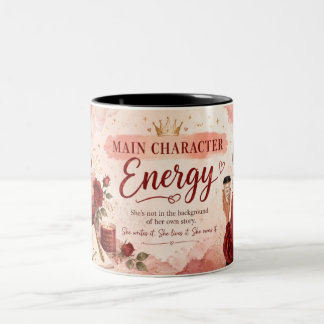 Mug voor de Hoofdrol Energie Tweekleurige Koffiemok