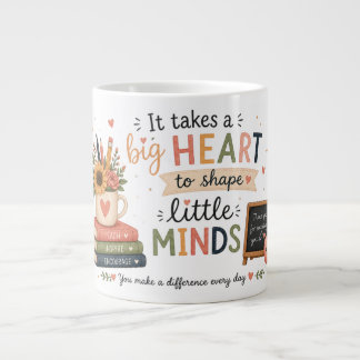 Mug voor waardering van leraren extra grote beker