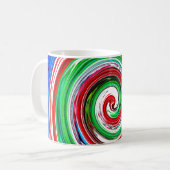 Mug Vortex coloré (Devant gauche)