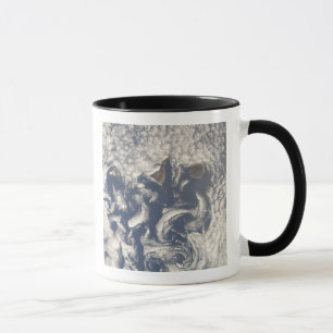 Mug Vortices nuageuses dans la région des Canaries