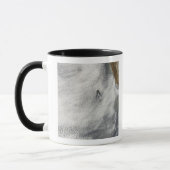 Mug Vortices nuageuses et gloire au large de l'île de  (Gauche)