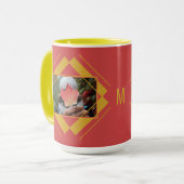 MUG VOS 2 PHOTOS & MACHINES MONOGRAMMES (Devant gauche)