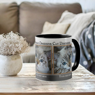Mug Vos 3 mignonnes Photos de chats Gris Gris Gris Gra
