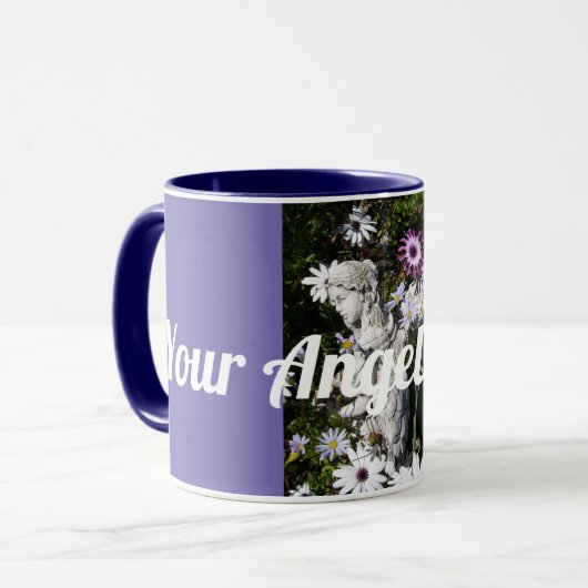 Mug Vos anges sont toujours avec vous Floral Angel (Devant gauche)