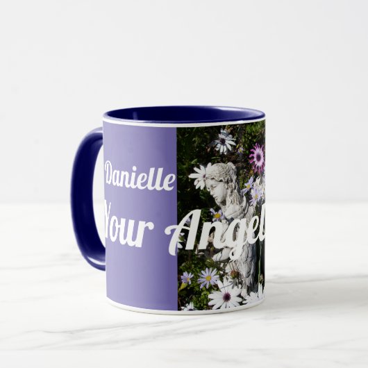 Mug Vos anges sont toujours avec vous Floral Angel (Devant gauche)