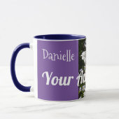 Mug Vos anges sont toujours avec vous Floral Blue Ange (Gauche)