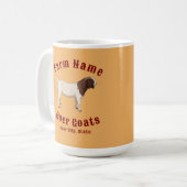 Mug Vos chèvres Boer de la ferme (Devant gauche)