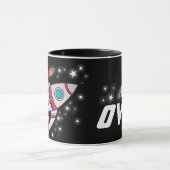 Mug Vos enfants noirs rouges (de l'espace nommé de (Centre)