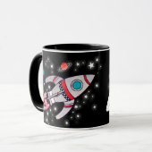 Mug Vos enfants noirs rouges (de l'espace nommé de (Devant gauche)