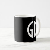 Mug Vos idées de monogramme simplement 1 (Devant droit)