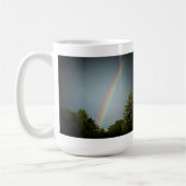Mug Vos initiales sur "Arc-en-ciel sur À feuillage per (Gauche)