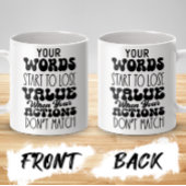 Mug Vos Mots Motivationnel Amateurs De Café Cadeau