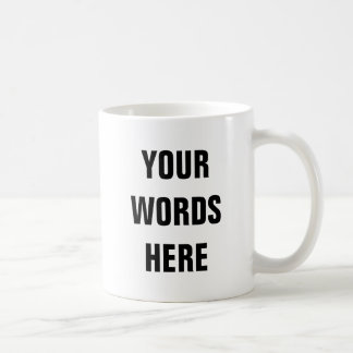 Mug Vos propres mots customisés