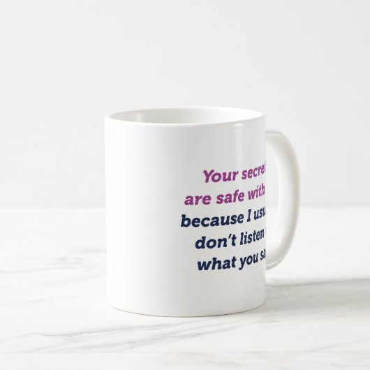 Mug Vos Secrets (Devant droit)