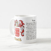 Mug Voss, l'origine, la signification et la crête (Devant gauche)