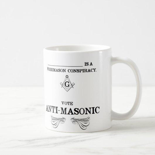 Mug Vote Anti-Maçonnique (Droite)