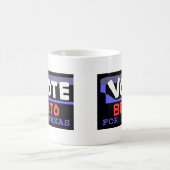 Mug Vote Beto Pour Texas Design (Centre)