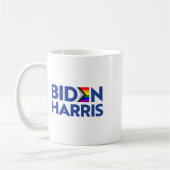 Mug Vote Biden Harris Lgbt Lgbtq Progrès Fierté Drapea (Gauche)