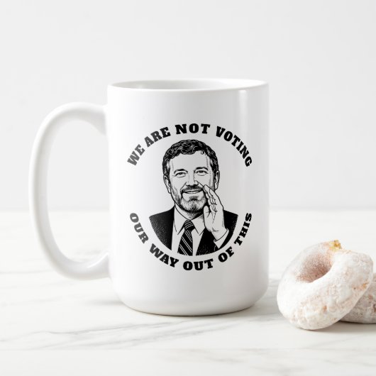 Mug Vote de Thomas Massie (Avec donut)