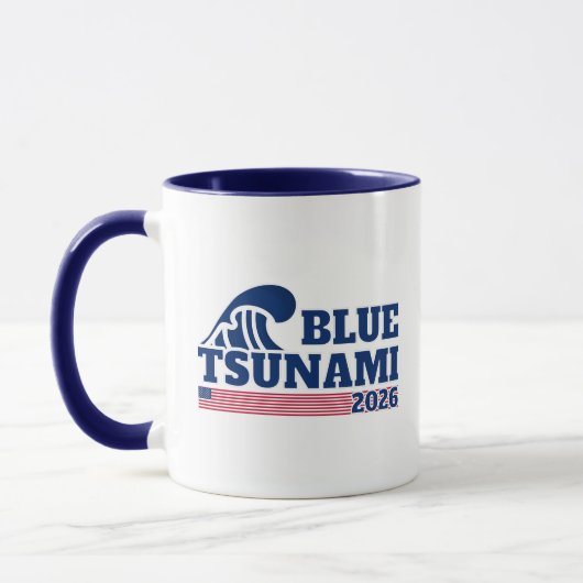 Mug Vote Democrat Blue Wave 2026 (Gauche)