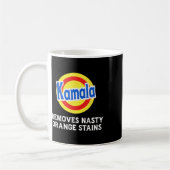 Mug Vote Kamala Supprime Le Nasty Orange Stains Deterg (Gauche)