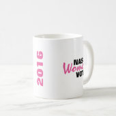 Mug Vote méchant 2016 de femmes (Devant droit)