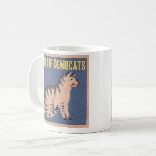 Mug Vote pour Democats (Devant gauche)
