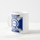 Mug Vote pour l'indépendance écossaise OUI (Devant gauche)