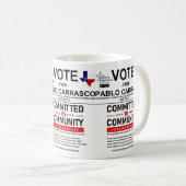 Mug Vote pour Pablo Carrasco (Devant droit)