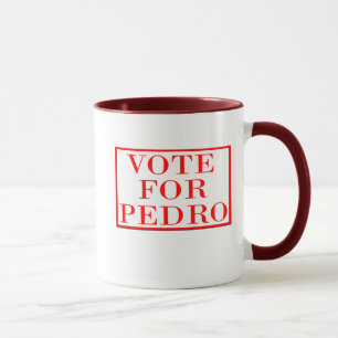 Mug Vote pour Pedro