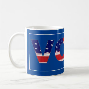 Mug Voter Le Texte Dans Les Couleurs Du Drapeau