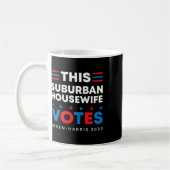 Mug Votes de la ménagère de banlieue Biden Harris 2020 (Gauche)
