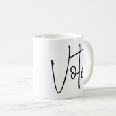 Mug Votez. (Devant droit)