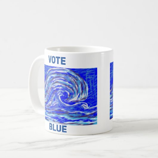 Mug Votez Bleu ! (Devant gauche)