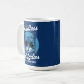 Mug Votez Démocrates Bleus sans enfants, Chat Dames 20 (Devant gauche)