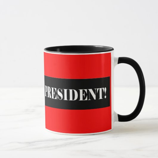 Mug Votez non pour le président (Droite)