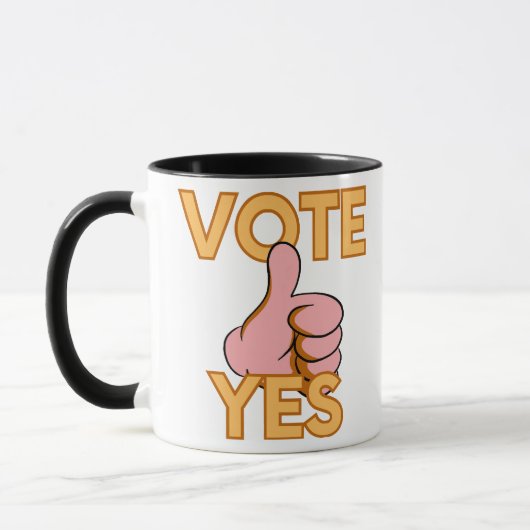 Mug Votez oui (Gauche)