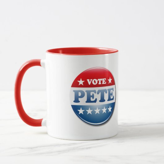 Mug Votez Pete 2020 (Gauche)