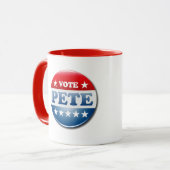 Mug Votez Pete 2020 (Devant gauche)