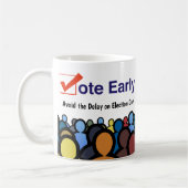 Mug Votez tôt (Gauche)