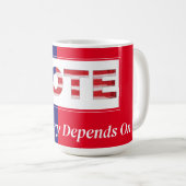 Mug Votez Votre Pays En Dépendance (Devant droit)